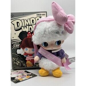 Authentic PopMart Dimoo World X Disney Series Plush Keychain - Daisys Gift